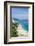 Waikiki Beach and Diamond Head, Waikiki, Honolulu, Oahu, Hawaii, United States of America, Pacific-Michael DeFreitas-Framed Photographic Print