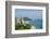 Waikiki Beach and Diamond Head, Waikiki, Honolulu, Oahu, Hawaii, United States of America, Pacific-Michael DeFreitas-Framed Photographic Print