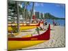 Waikiki Beach, Honolulu, Oahu, Hawaiian Islands, United States of America, Pacific, North America-Geoff Renner-Mounted Photographic Print