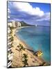 Waikiki Beach with Diamond Head, Honolulu, Oahu, Hawaii-Bill Bachmann-Mounted Photographic Print
