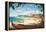 Waikiki Beach-Kerne Erickson-Framed Stretched Canvas