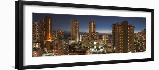 Waikiki sunset-Belinda Shi-Framed Photographic Print