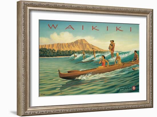 Waikiki-Kerne Erickson-Framed Art Print