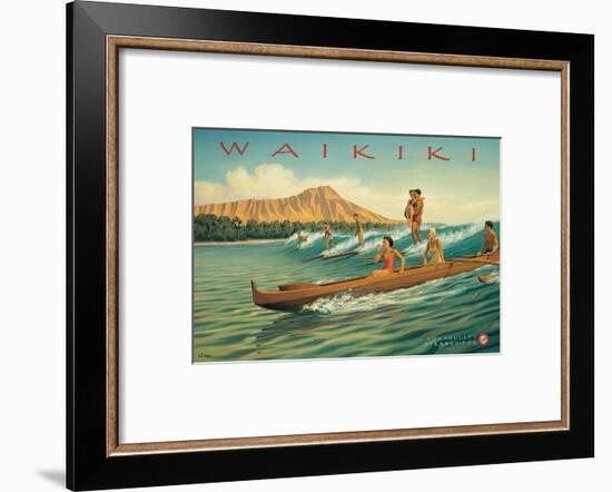 Waikiki-Kerne Erickson-Framed Art Print