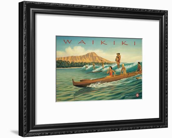 Waikiki-Kerne Erickson-Framed Art Print