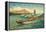 Waikiki-Kerne Erickson-Framed Stretched Canvas