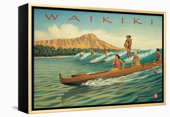 Waikiki-Kerne Erickson-Framed Stretched Canvas