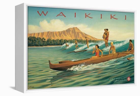 Waikiki-Kerne Erickson-Framed Stretched Canvas