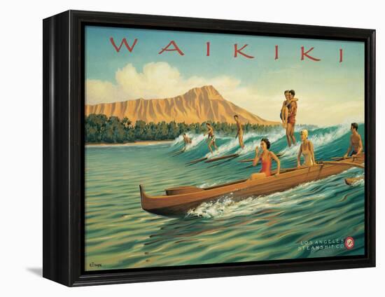 Waikiki-Kerne Erickson-Framed Stretched Canvas