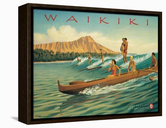 Waikiki-Kerne Erickson-Framed Stretched Canvas