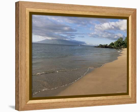 Wailea Beach, Maui, Hawaii, Hawaiian Islands, Pacific, USA-Alison Wright-Framed Premier Image Canvas