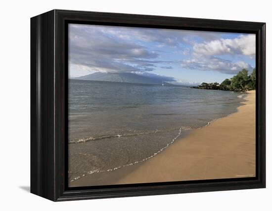 Wailea Beach, Maui, Hawaii, Hawaiian Islands, Pacific, USA-Alison Wright-Framed Premier Image Canvas