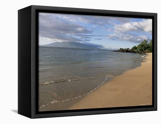 Wailea Beach, Maui, Hawaii, Hawaiian Islands, Pacific, USA-Alison Wright-Framed Premier Image Canvas