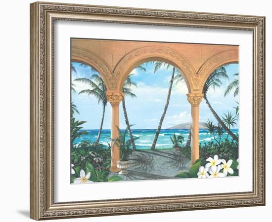 Wailea Walkway-Scott Westmoreland-Framed Art Print