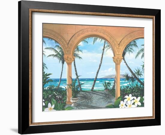 Wailea Walkway-Scott Westmoreland-Framed Art Print