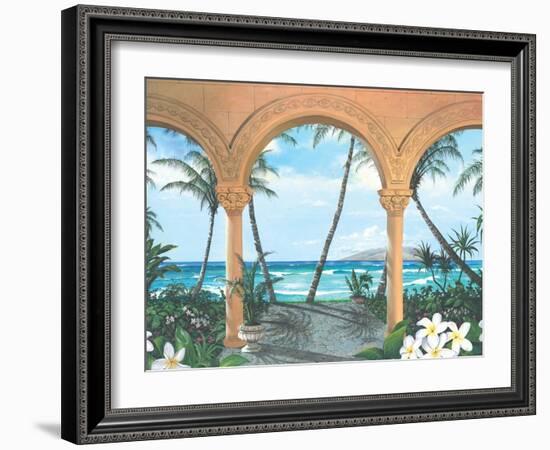 Wailea Walkway-Scott Westmoreland-Framed Art Print