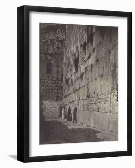 Wailing Place of Jérusalem-James Robertson-Framed Giclee Print