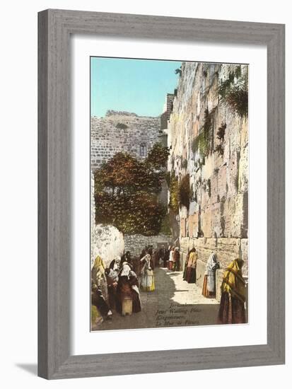 Wailing Wall, Jerusalem-null-Framed Art Print