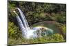 Wailua Falls and Scenery on the Hawaiian Island of Kauai-Andrew Shoemaker-Mounted Photographic Print