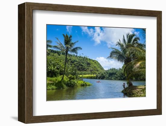 Wailua River. Kauai, Hawaii, United States of America, Pacific-Michael Runkel-Framed Photographic Print