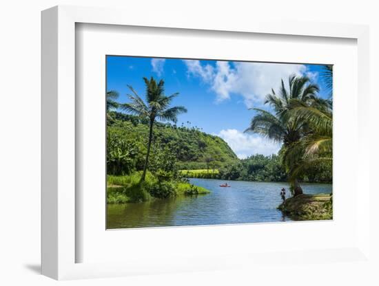 Wailua River. Kauai, Hawaii, United States of America, Pacific-Michael Runkel-Framed Photographic Print