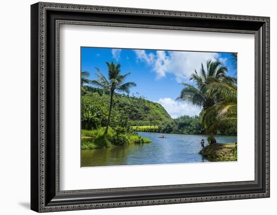 Wailua River. Kauai, Hawaii, United States of America, Pacific-Michael Runkel-Framed Photographic Print