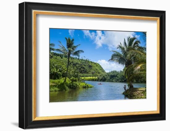 Wailua River. Kauai, Hawaii, United States of America, Pacific-Michael Runkel-Framed Photographic Print