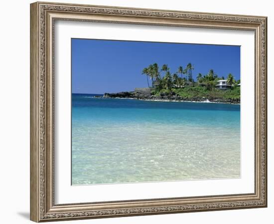 Waimea Bay on the North Shore, a Surfing Mecca, Oahu, Hawaiian Islands-Robert Francis-Framed Photographic Print