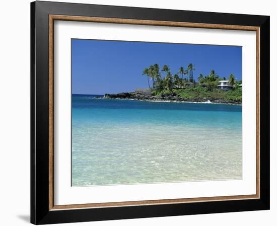 Waimea Bay on the North Shore, a Surfing Mecca, Oahu, Hawaiian Islands-Robert Francis-Framed Photographic Print
