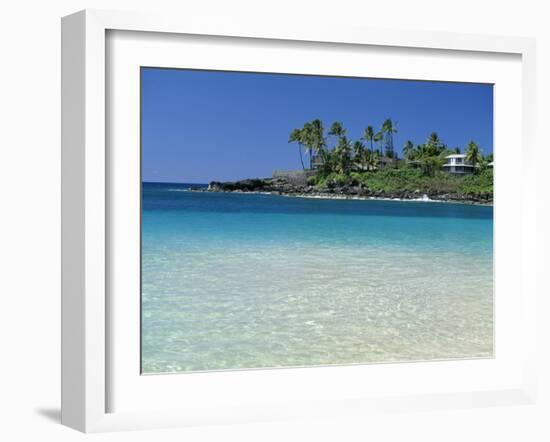 Waimea Bay on the North Shore, a Surfing Mecca, Oahu, Hawaiian Islands-Robert Francis-Framed Photographic Print