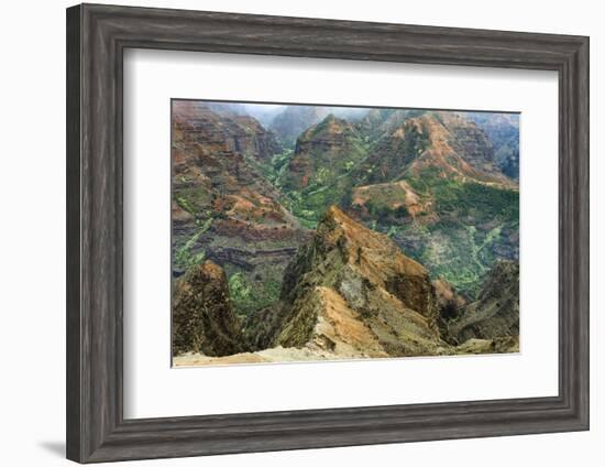 Waimea Canyon. Kauai. Hawaii. Usa-Tom Norring-Framed Photographic Print