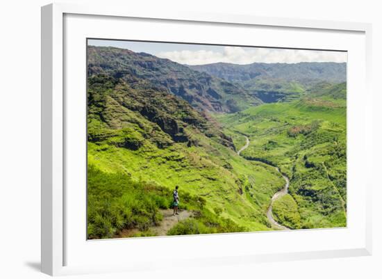 Waimea Canyon State Park, Kauai, Hawaii, United States of America, Pacific-Michael DeFreitas-Framed Photographic Print