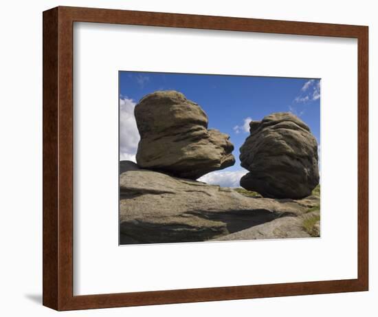 Wain Stones on Bleaklow Moor, Peak District National Park, Derbyshire, England-Neale Clarke-Framed Photographic Print