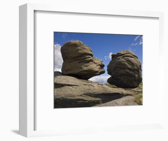 Wain Stones on Bleaklow Moor, Peak District National Park, Derbyshire, England-Neale Clarke-Framed Photographic Print