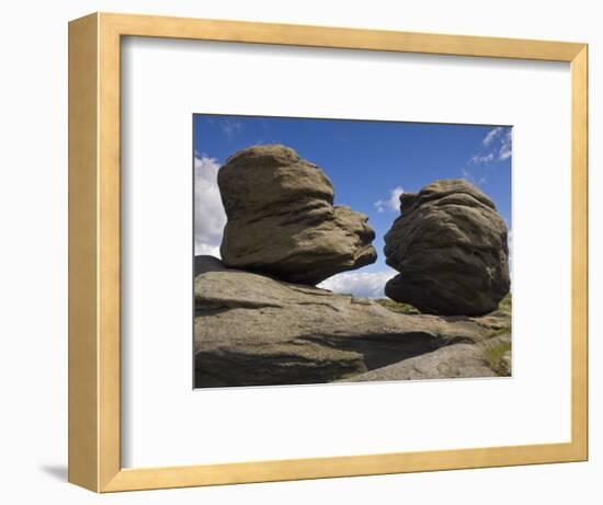 Wain Stones on Bleaklow Moor, Peak District National Park, Derbyshire, England-Neale Clarke-Framed Photographic Print