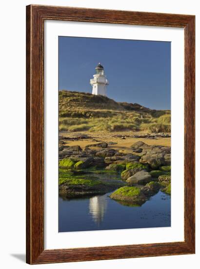 Waipapa Lighthouse, Catlins, Southland, South Island, New Zealand-Rainer Mirau-Framed Photographic Print