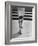 Waist-Down View of Dress with Belt as an Accent around Knees-Nina Leen-Framed Photographic Print