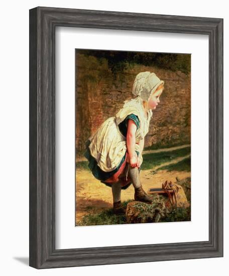 Wait for Me! (Returning Home from School)-Sophie Anderson-Framed Giclee Print