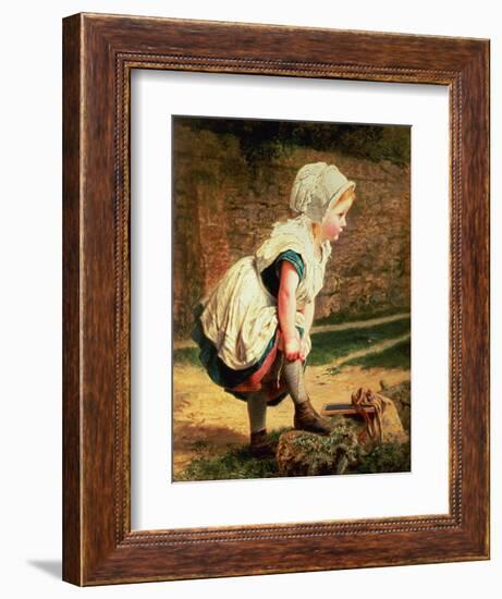 Wait for Me! (Returning Home from School)-Sophie Anderson-Framed Giclee Print