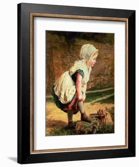 Wait for Me! (Returning Home from School)-Sophie Anderson-Framed Giclee Print