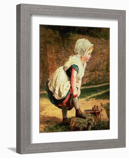 Wait for Me! (Returning Home from School)-Sophie Anderson-Framed Giclee Print