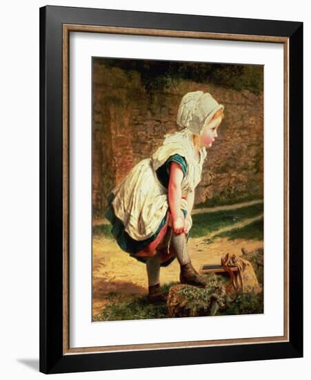 Wait for Me! (Returning Home from School)-Sophie Anderson-Framed Giclee Print