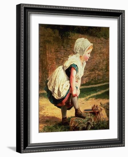 Wait for Me! (Returning Home from School)-Sophie Anderson-Framed Giclee Print