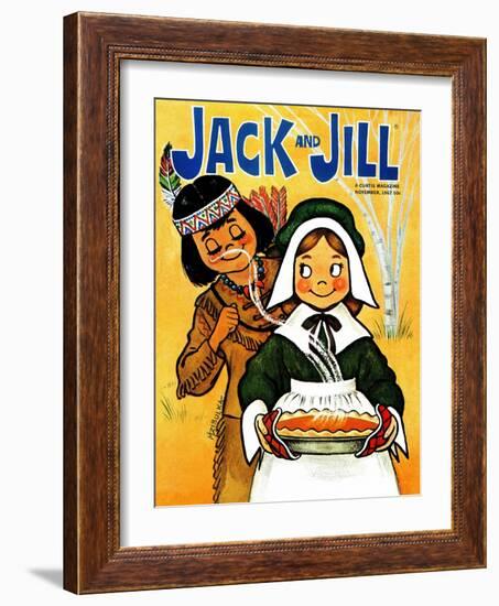 Wait "Till It Cools - Jack and Jill, November 1967-Mildred Zibulka-Framed Giclee Print