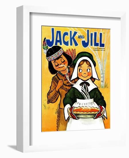 Wait "Till It Cools - Jack and Jill, November 1967-Mildred Zibulka-Framed Giclee Print