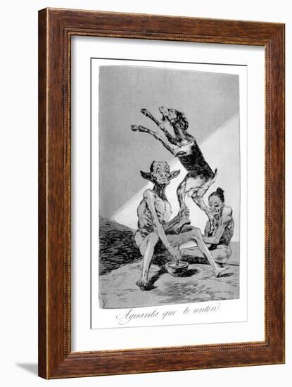 Wait Till You've Been Anointed, 1799-Francisco de Goya-Framed Giclee Print