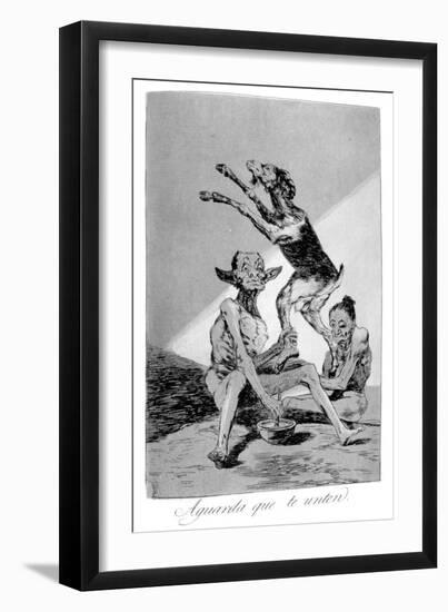 Wait Till You've Been Anointed, 1799-Francisco de Goya-Framed Giclee Print