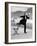 Waiter Rene Brequet with Tray of Cocktails as He Skates Around Serving Patrons at the Grand Hotel-Alfred Eisenstaedt-Framed Photographic Print