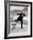 Waiter Rene Brequet with Tray of Cocktails as He Skates Around Serving Patrons at the Grand Hotel-Alfred Eisenstaedt-Framed Photographic Print