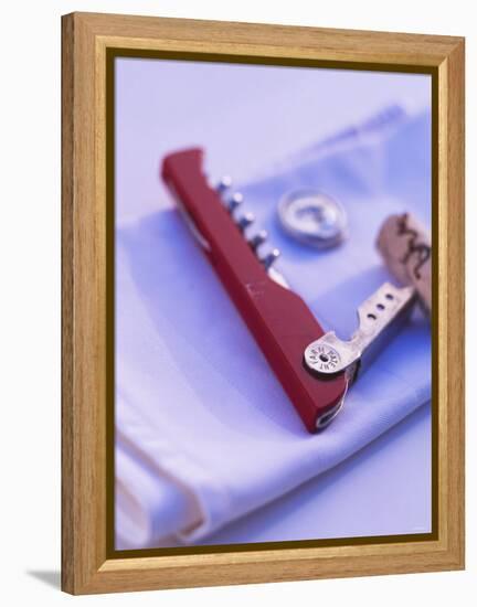 Waiter's Knife with Cork-Peter Medilek-Framed Premier Image Canvas